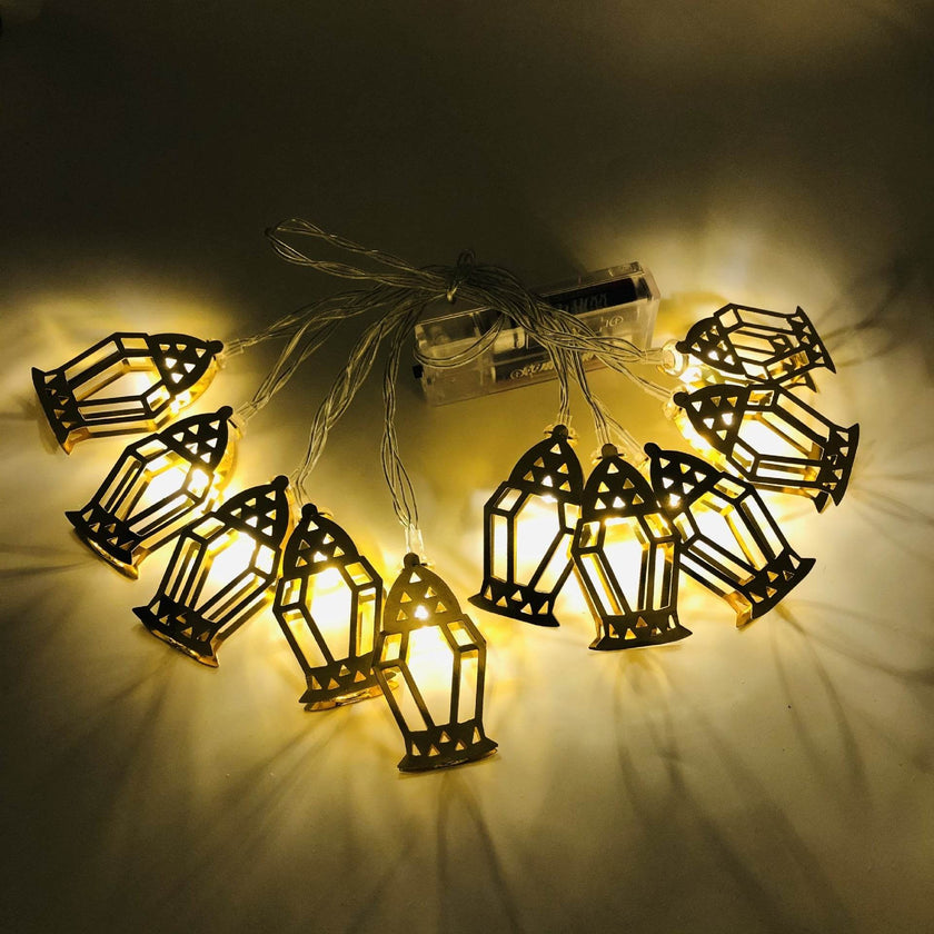 Ramadan Decoration For Diwali Festival Of Eurban Eid Mubarak String Light