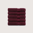 Pure Cotton Bath Towel Set – Burgundy & Turquoise | 500gsm Wholesale Towels