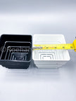 Clear square ultra aerated pots