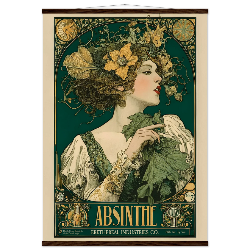 L’Absinthe d’Ombre - Poster & Framed Print