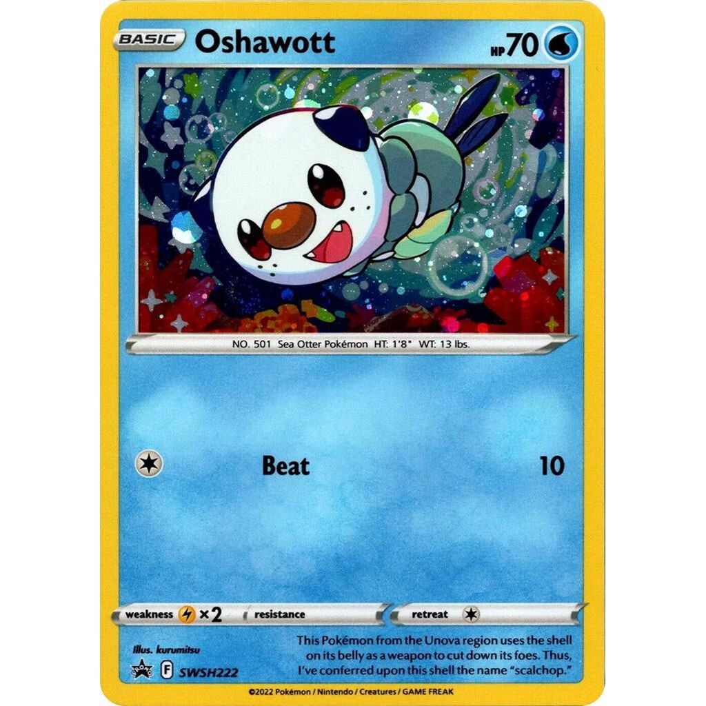 Oshawott - SWSH222 (Cosmo Holo) (SWSH222) (SWSD)