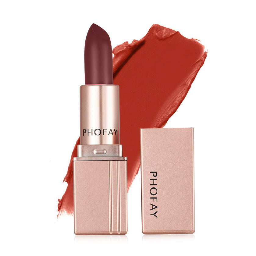 PHOFAY Matte Lipstick – Long-Lasting Waterproof Lip Colour (Singles & Sets)