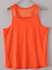 Mesh Yoga Sports Running Vest Sleeveless Workout Tank top women
