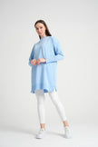 Long Tunic With Buttoned Sleeves