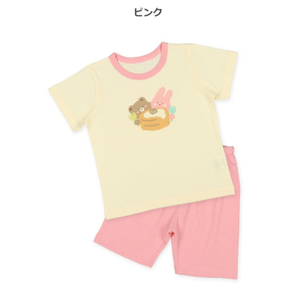 西松屋 2枚組半袖パジャマ（パンケーキ・くま・うさぎ） 正規品