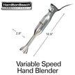 HAMILTON BEACH PROFESSIONAL 59750C Variable Speed Hand Blender - Refurbished with Home Essentials warranty