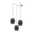 CALISTO Black 3-Light Pendant Lamp for Dining Room, Living Room & Modern Interiors