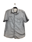 VIRGIN ISLAND Regular fit Button-down Top in Blue  -  L