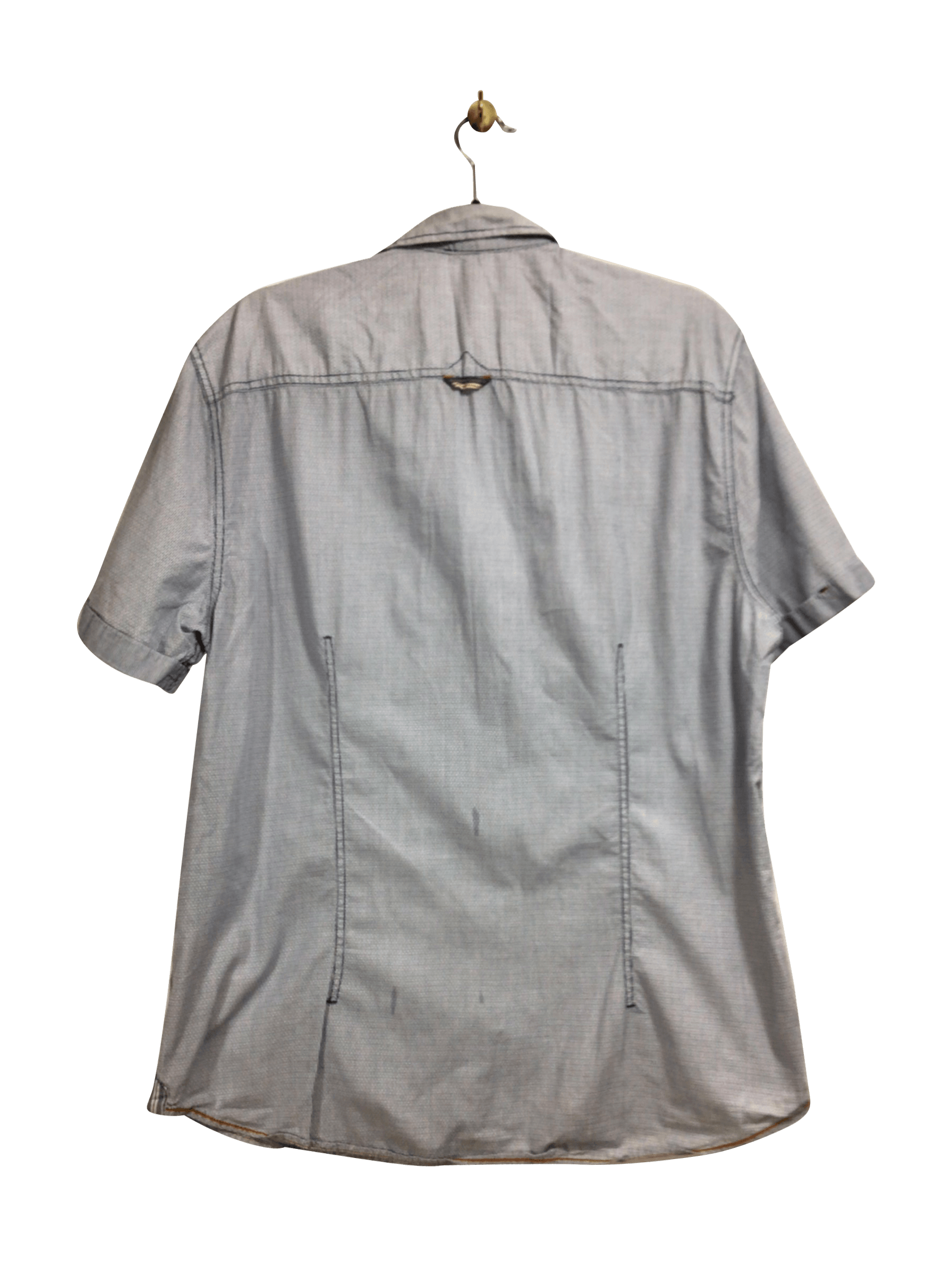 VIRGIN ISLAND Regular fit Button-down Top in Blue  -  L