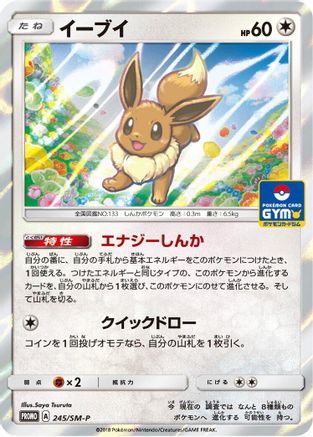 [JP] Eevee - 245/SM-P (245/SM-P) - SMP Sun  Moon Promos Holofoil