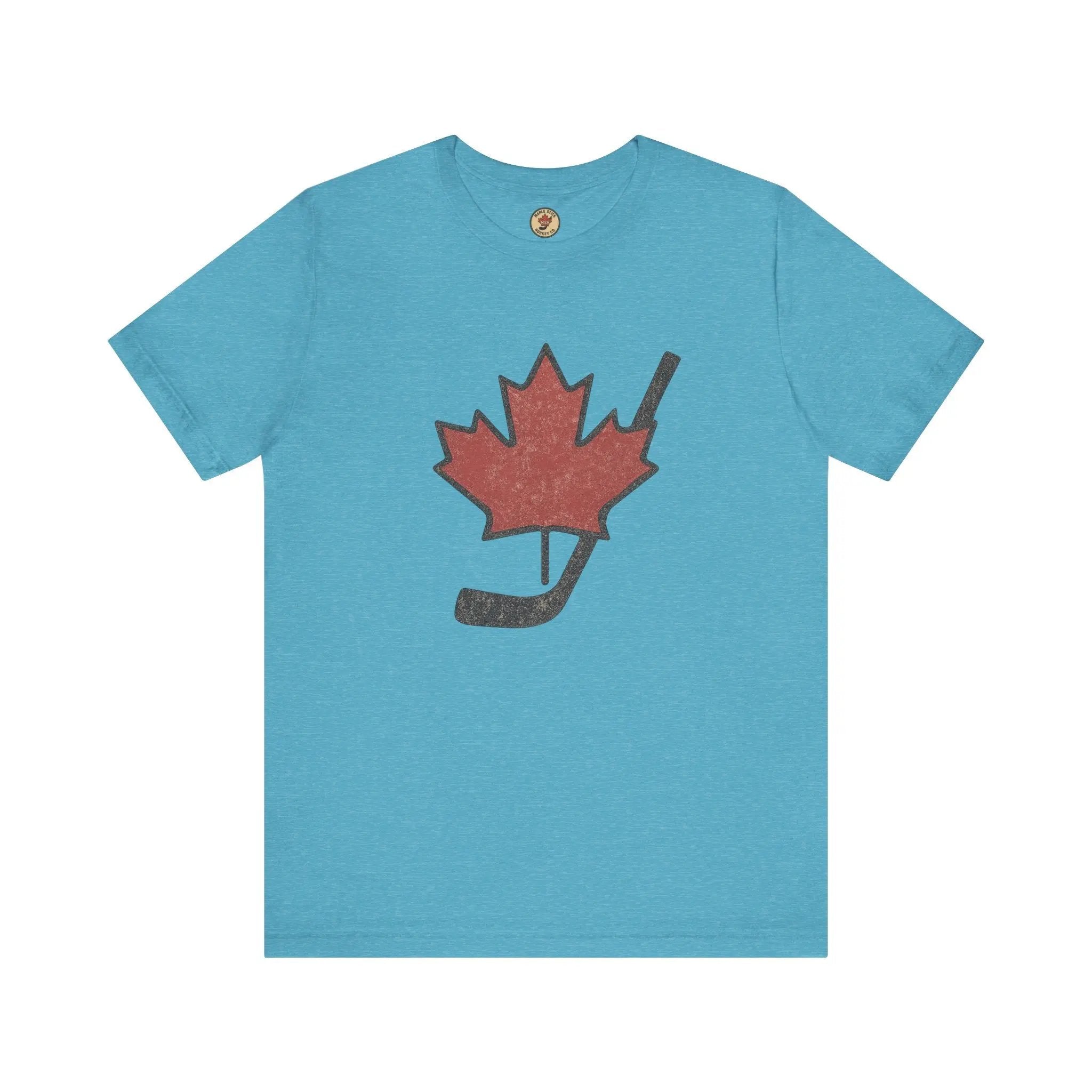 Maple Leaf Hockey Stick T-Shirt – Canadian Pride Shirt