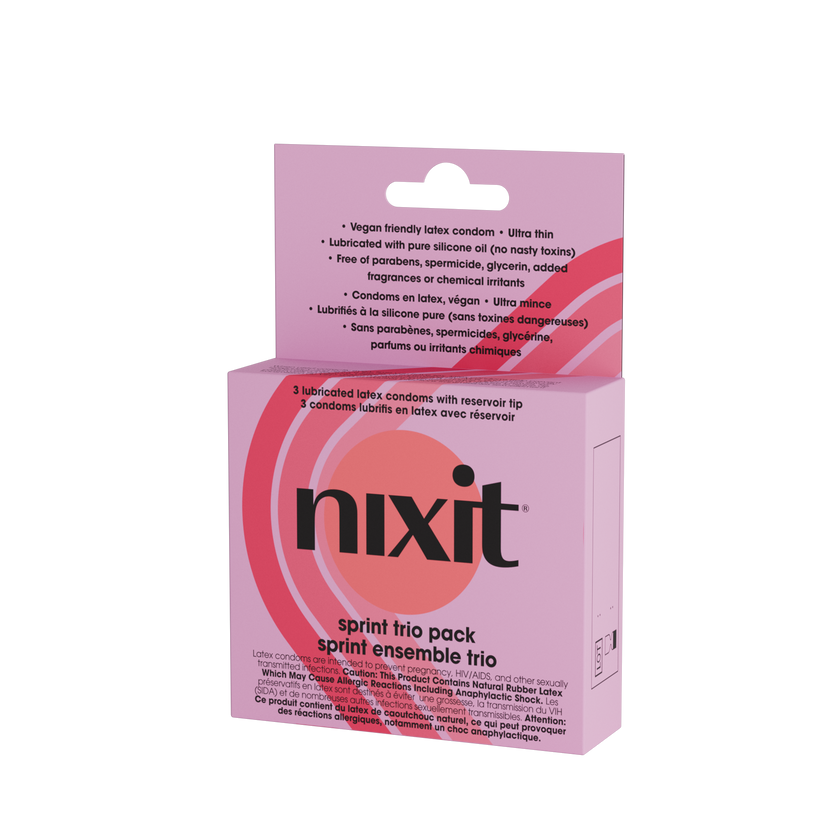 Nixit - Lubricated Latex Condoms (3ct)