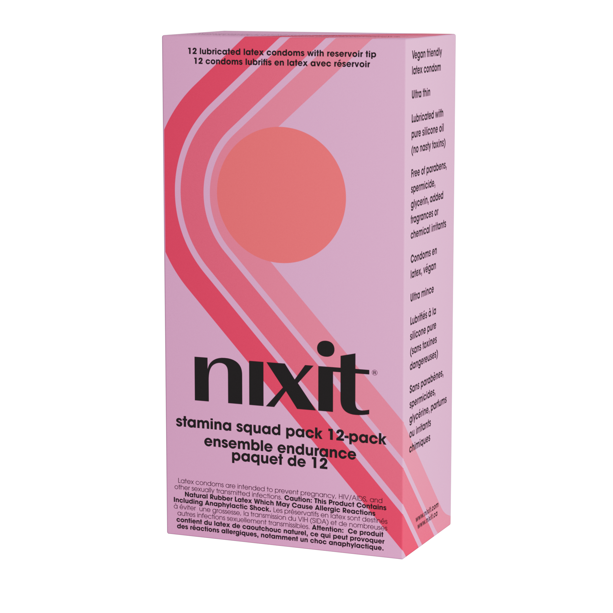 Nixit - Lubricated Latex Condoms (12ct)