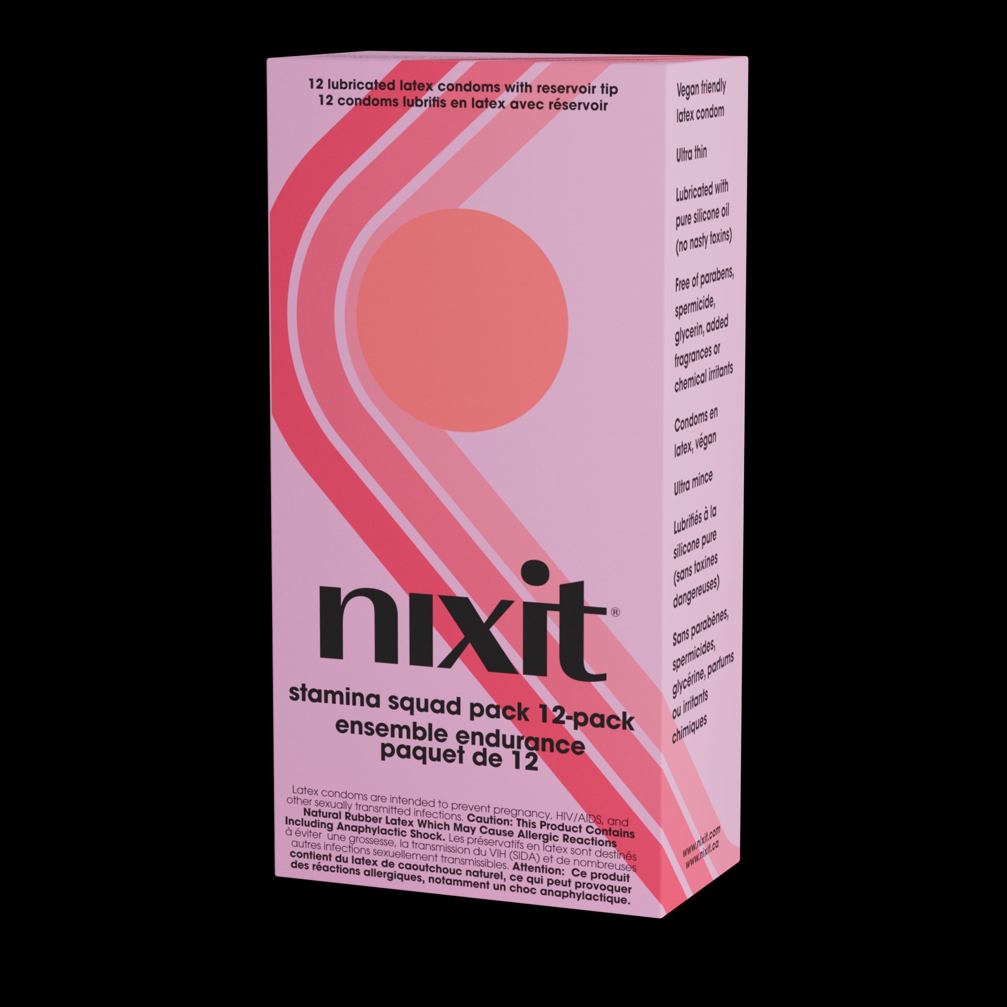 Nixit - Lubricated Latex Condoms (12ct)