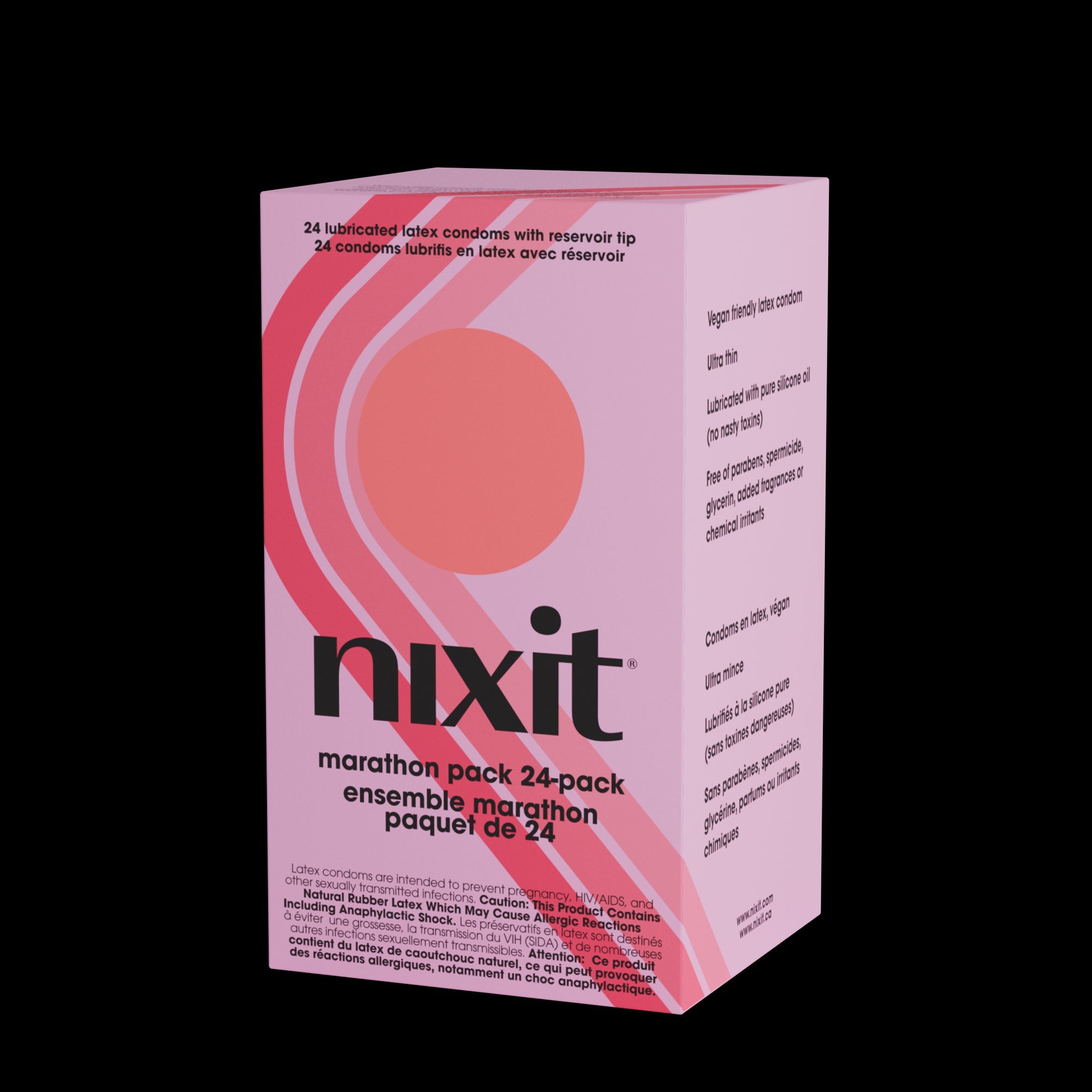 Nixit - Lubricated Latex condoms (24ct)