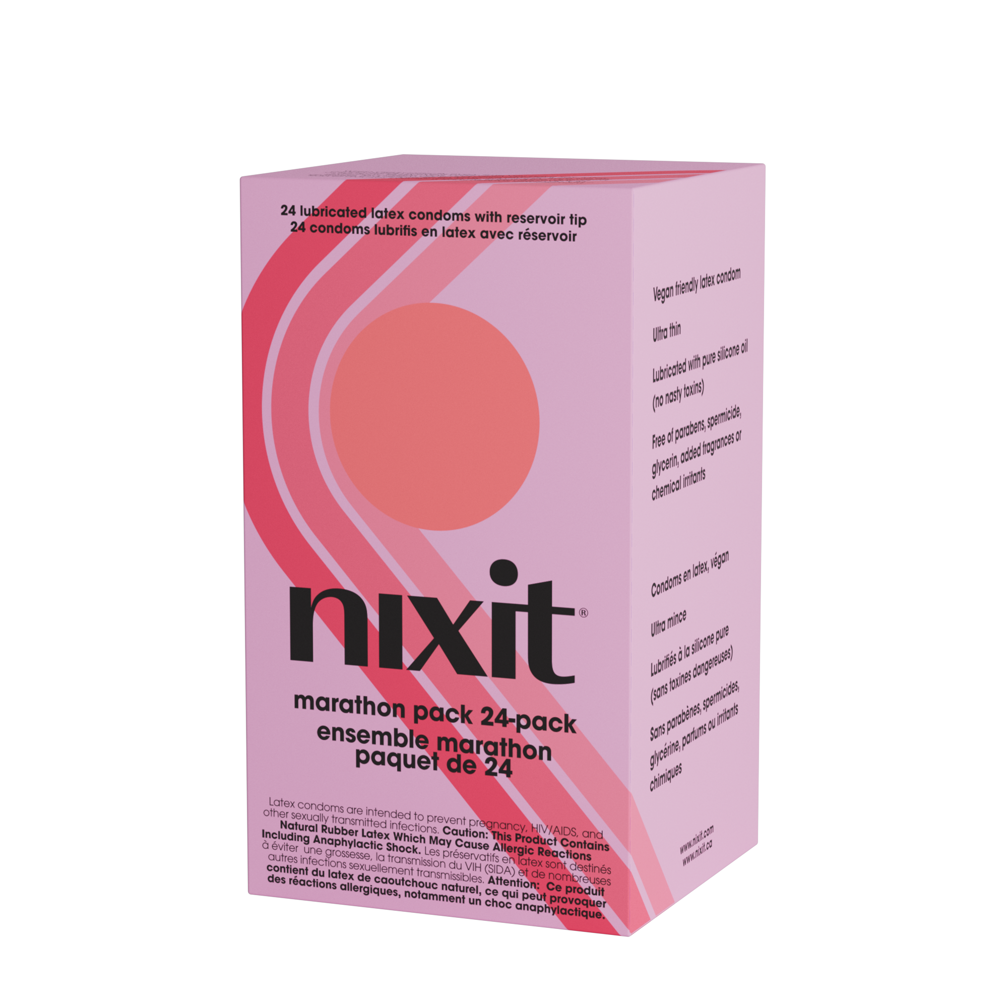 Nixit - Lubricated Latex condoms (24ct)