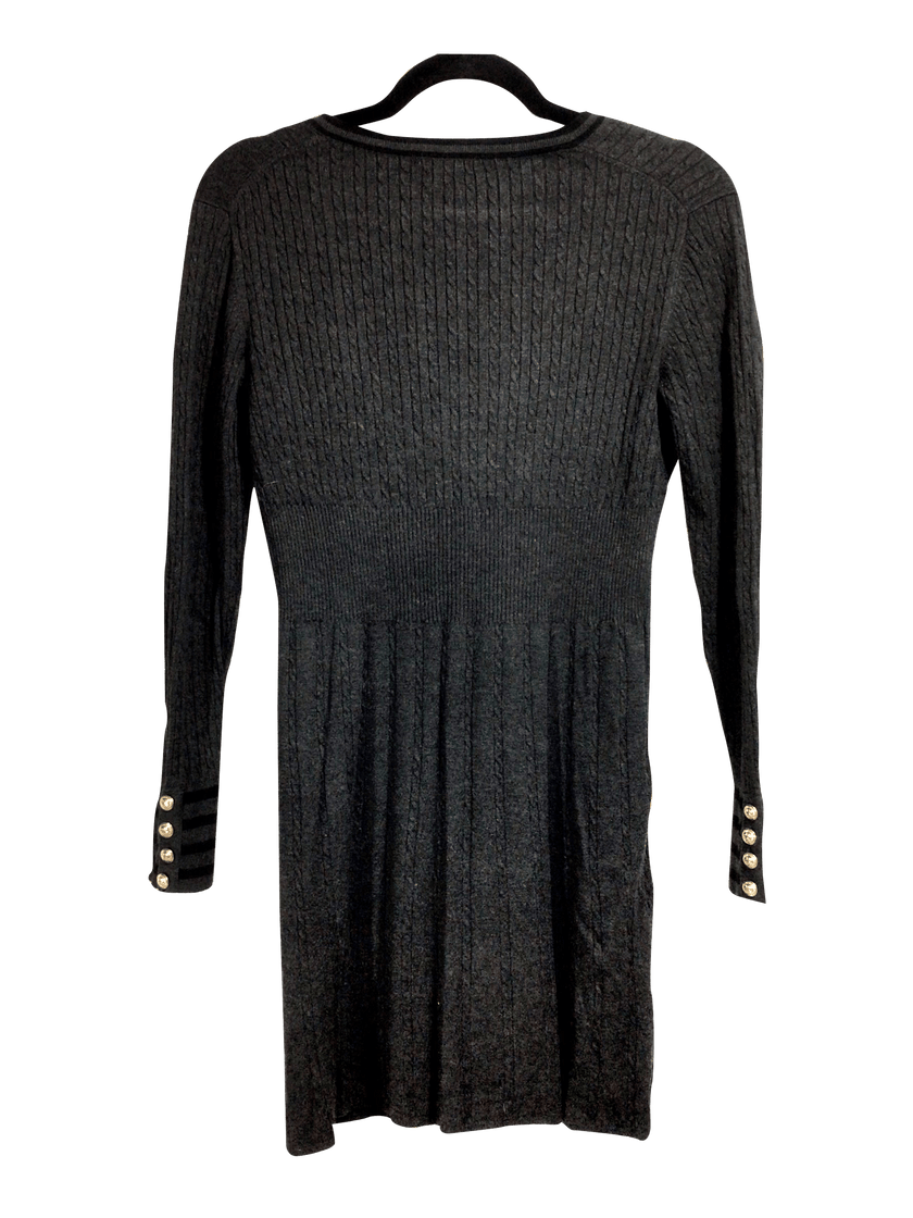 TOMMY HILFIGER Regular fit Midi Dress in Gray  -  S