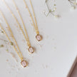 Faceted Gemstone Necklace