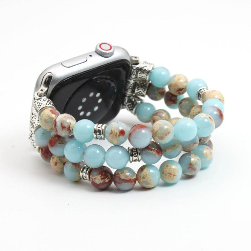 Simple And Versatile Beaded Bracelet smart watch strap