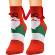 Soft Carton Christmas-themed Fleece Winter Home socks for Women