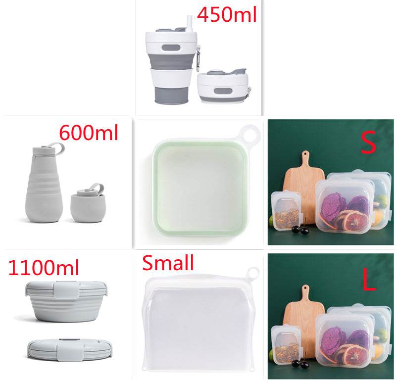 Portable Lightweight Silicone Kids Sandwich Container