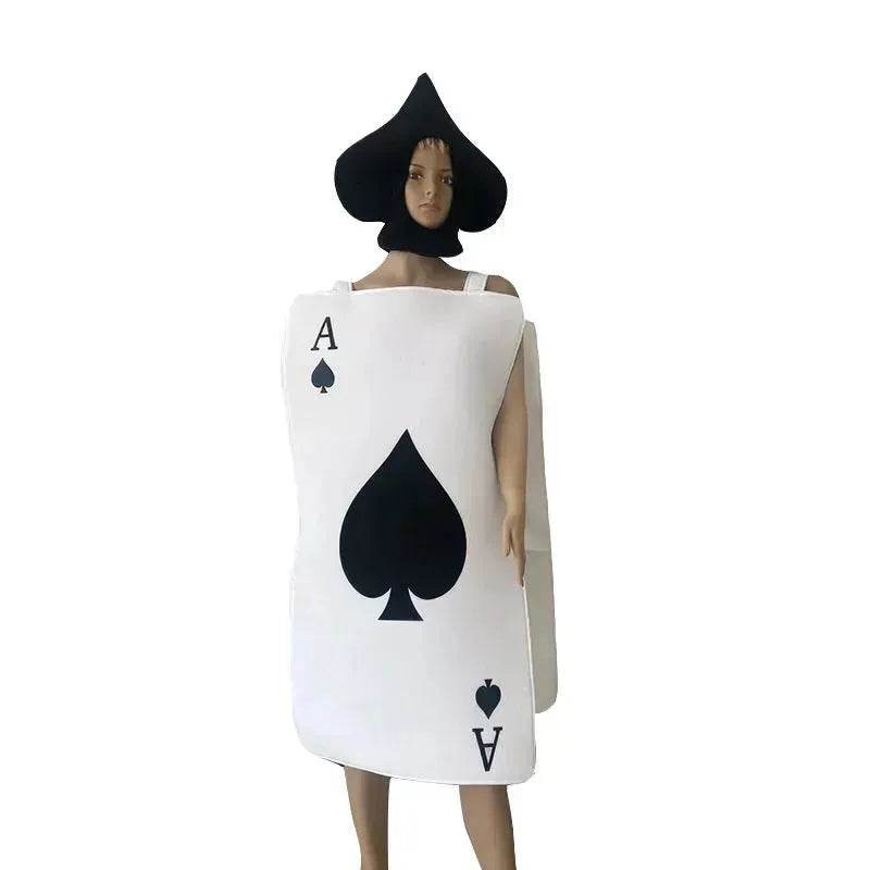 Unisex Poker Playing card costume Fun game costume