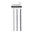 Dimensional Black & White Enamel Dots