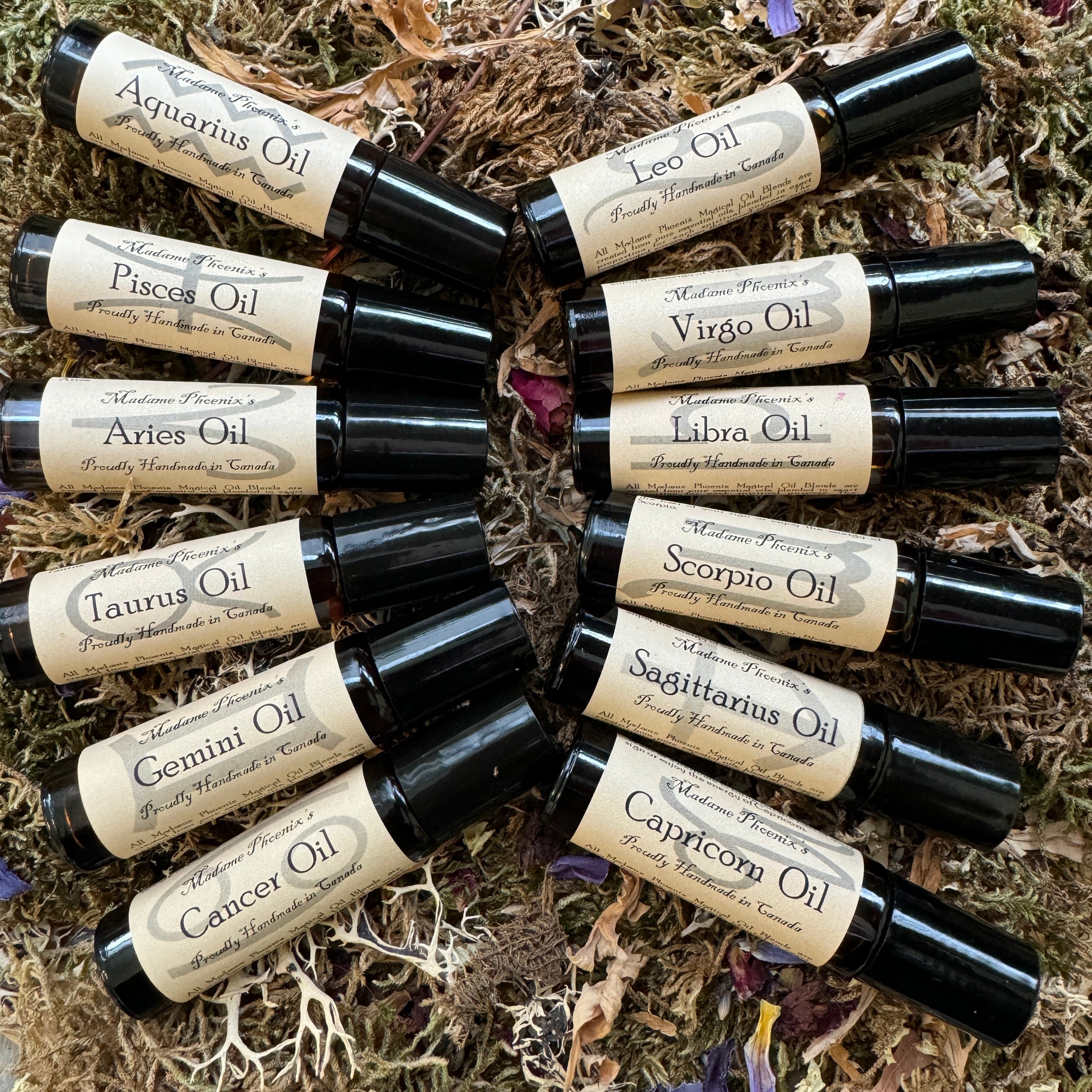 Zodiac Magic Astrological Sun Sign Roller Oil Magical Perfume