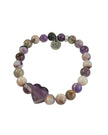 Amethyst Heart Bracelet