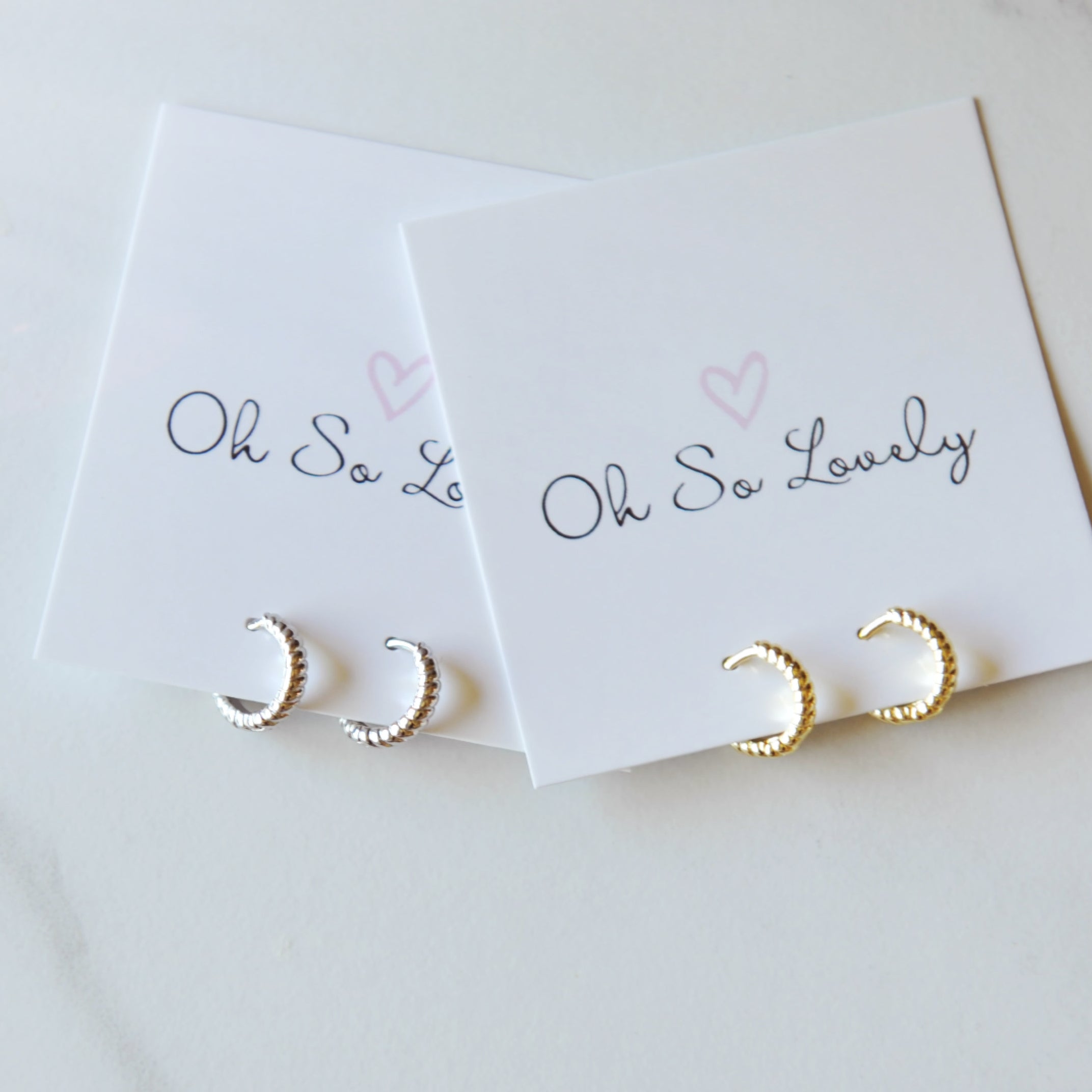 Kya Twisted Hoop Earrings