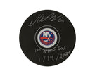 Noah Dobson Autographed New York Islanders Autograph Model Puck Inscribed 