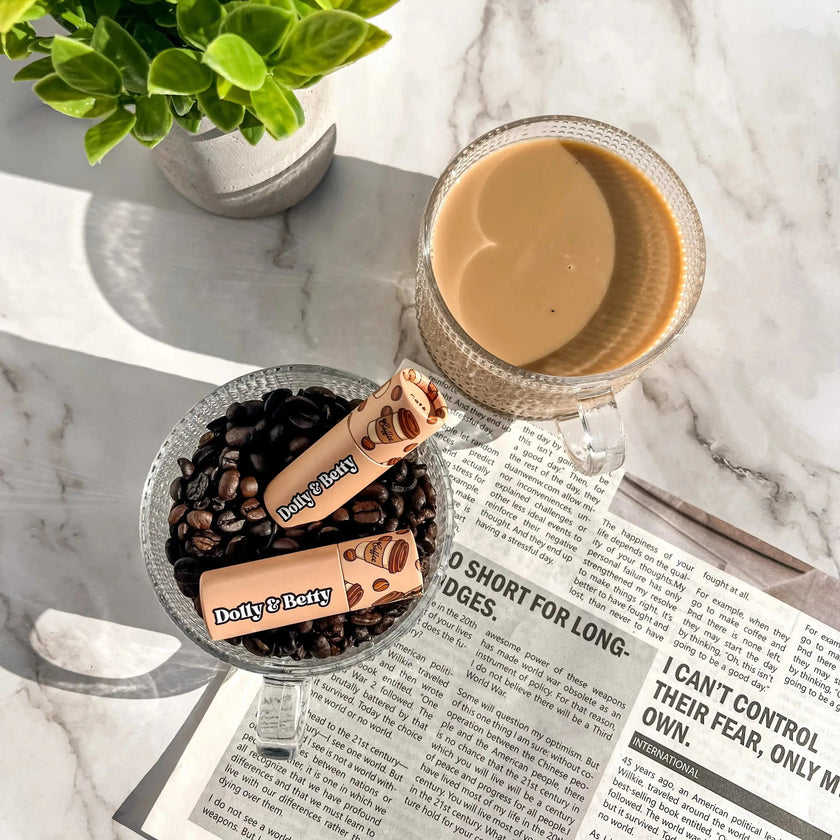 Baume à lèvres saveur café