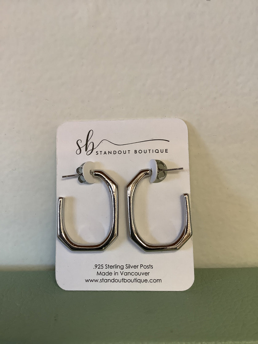Standout Boutique Elina Silver Earring