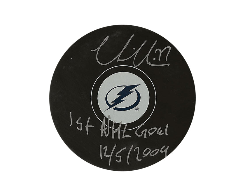 Victor Hedman Autographed Tampa Bay Lightning Autograph Model Puck Inscribed 