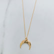 Hammered Crescent Moon