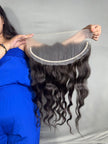 Cheveux indiens vierges pour perruque frontale
