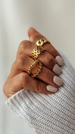 3mm Beaded Rings in 14K Gold Filled or Sterling Silver