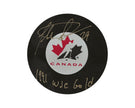 Felix Potvin Autographed Team Canada Autograph Model Puck Inscribed 