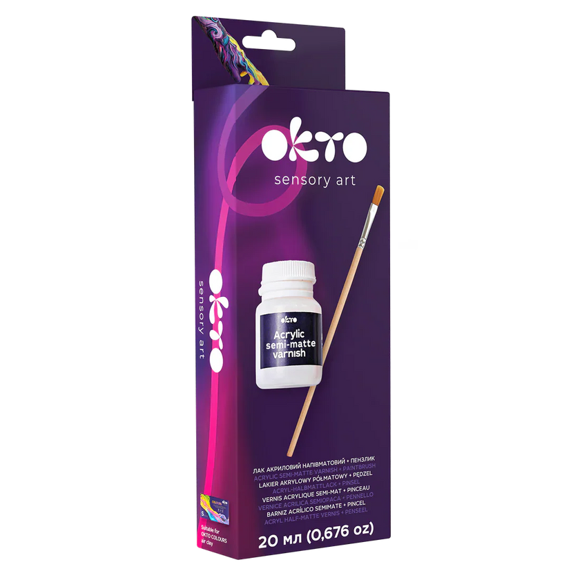 OKTO - VERNIS ACRYLIQUE SEMI-MATTE + BRUSH