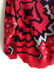 Vintage 80s Abstract Knit Sweater- Made in Canada