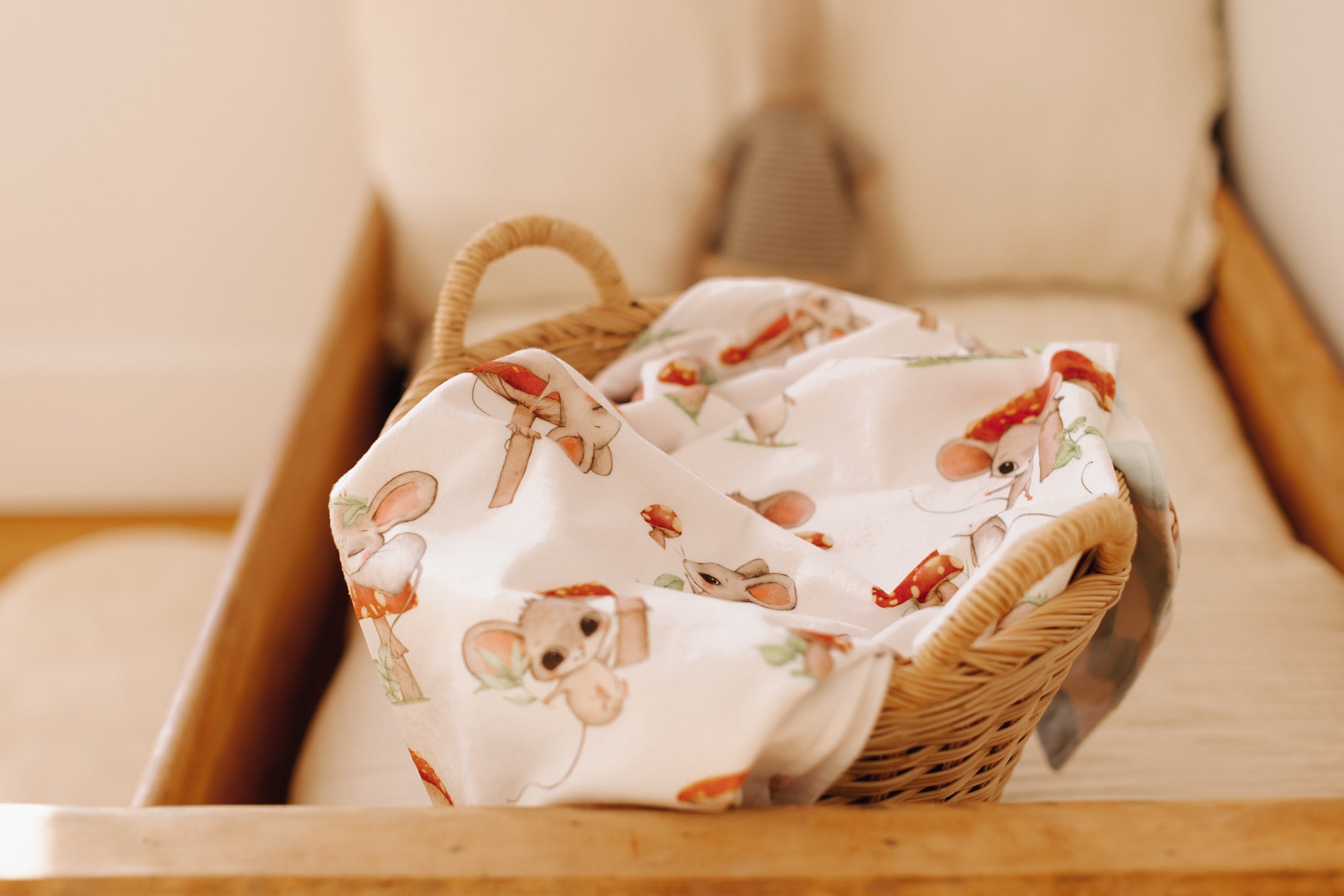 My little blanket - Simon and his mushrooms - Veille sur toi