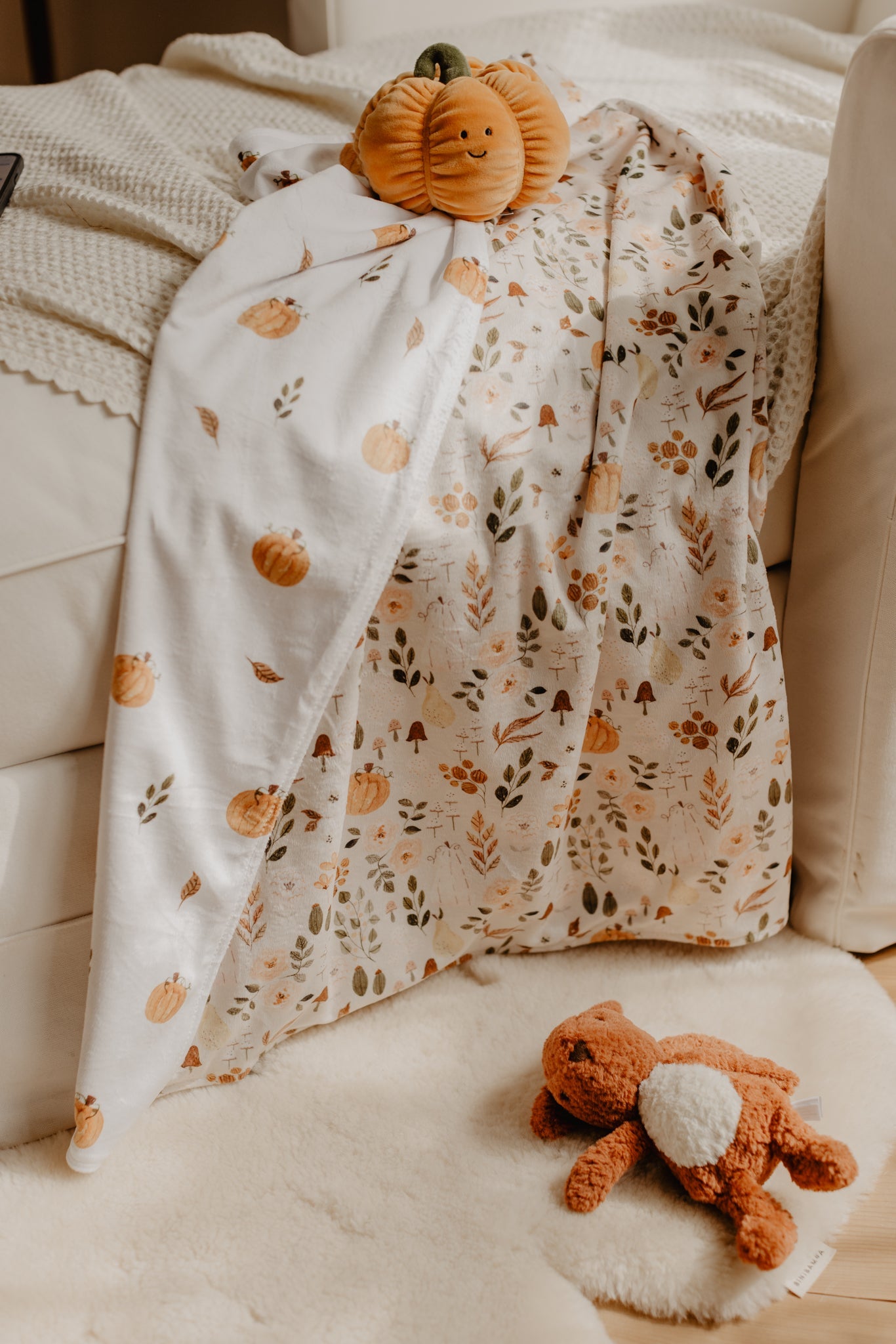 My little blanket - Autumn in bloom - Veille sur toi