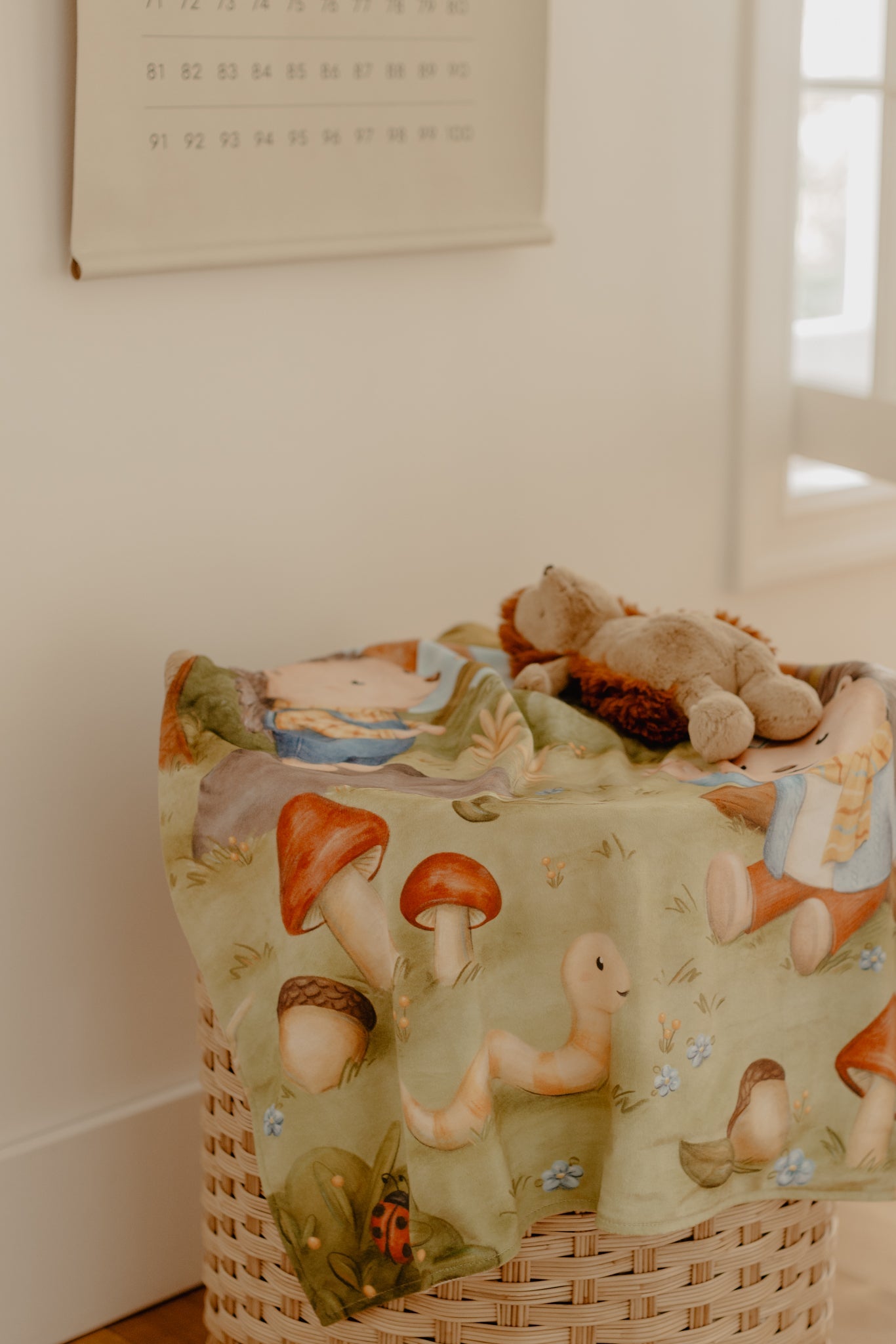 My Little Blanket - Little Hedgehogs by Jaune Pop - Veille sur toi