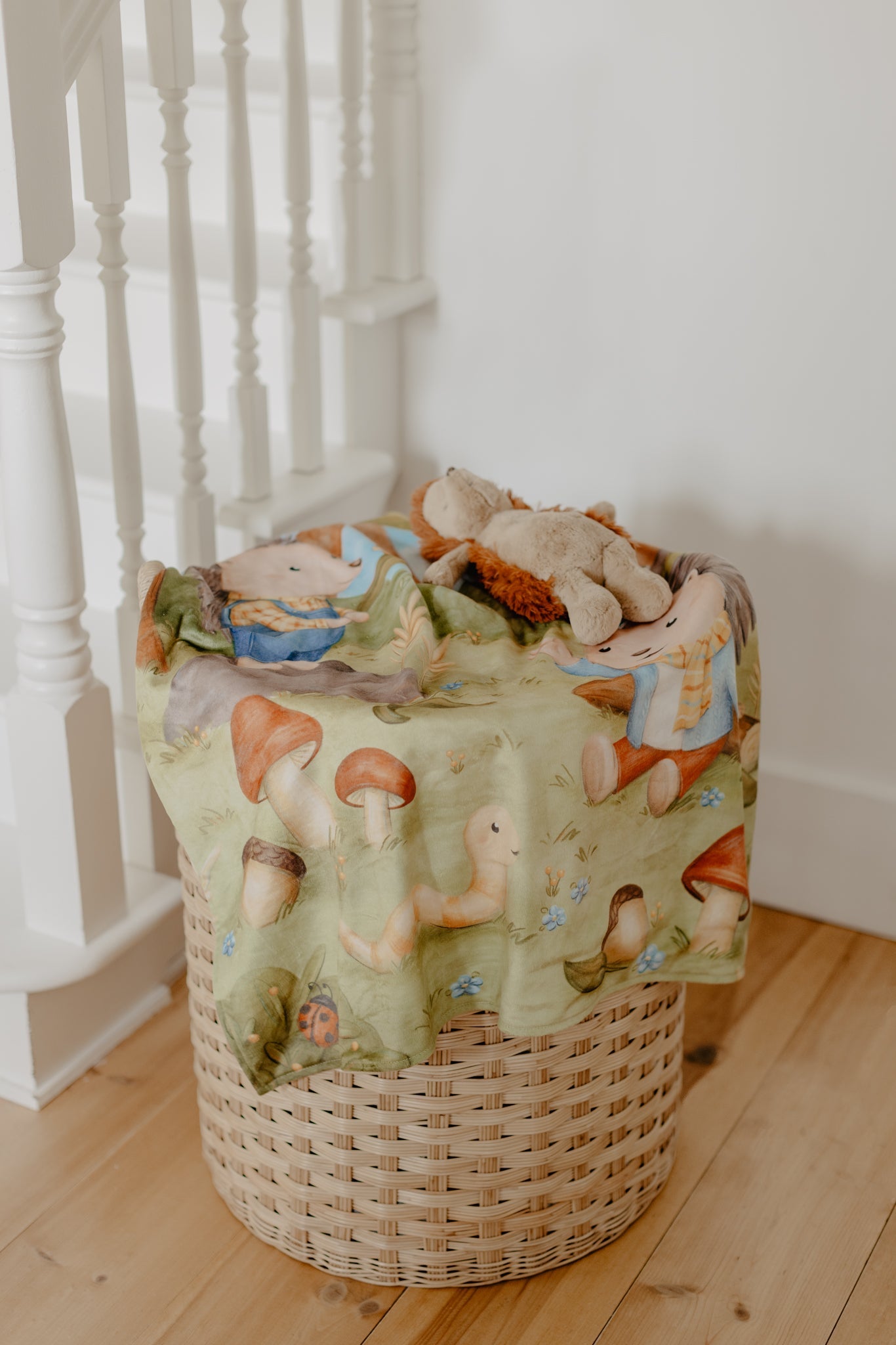 My Little Blanket - Little Hedgehogs by Jaune Pop - Veille sur toi