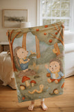 My Little Blanket - Little Hedgehogs by Jaune Pop - Veille sur toi