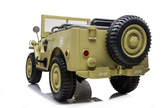 24V Army Jeep 3 Seater DELUXE Kids Ride On Car with Remote Control