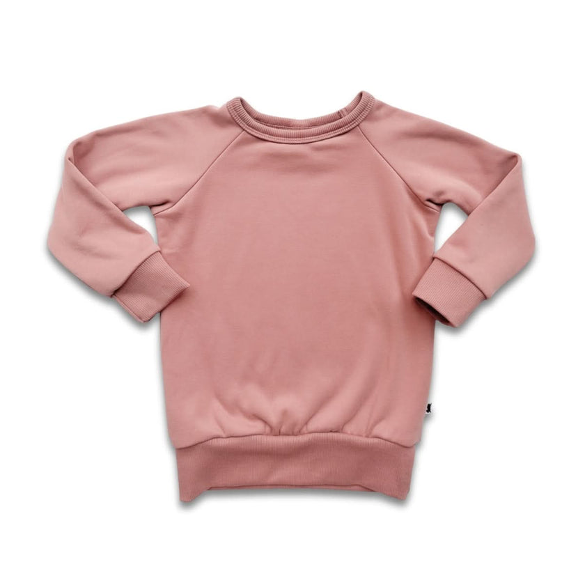 Youth Bamboo Fleece Raglan Pullover | Dusty Lilac