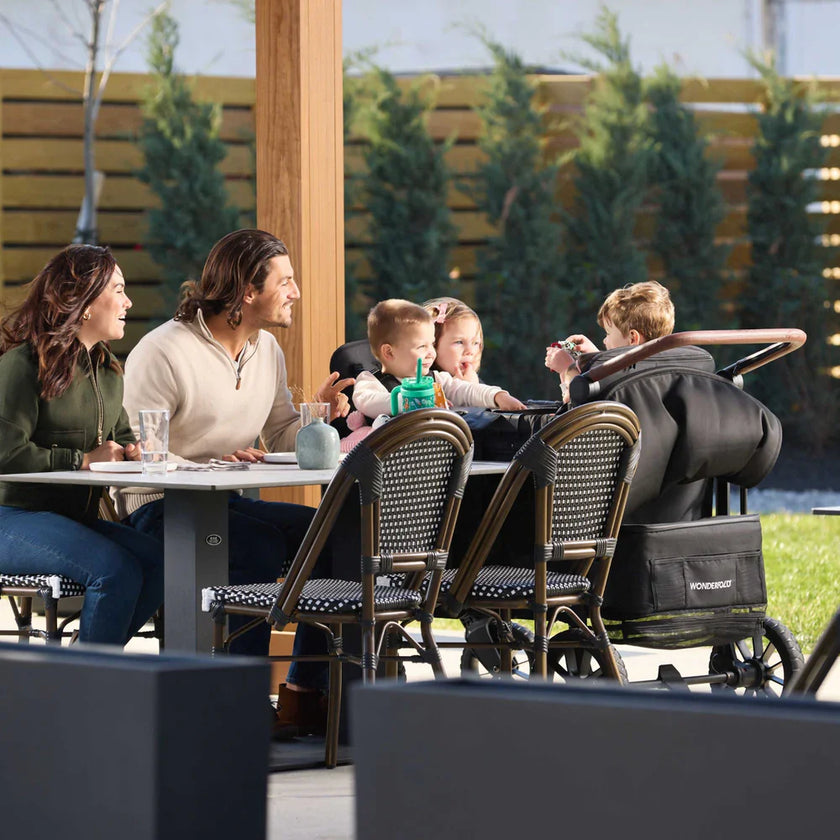 Wonderfold W4 Luxe Pro Quad Stroller Wagon