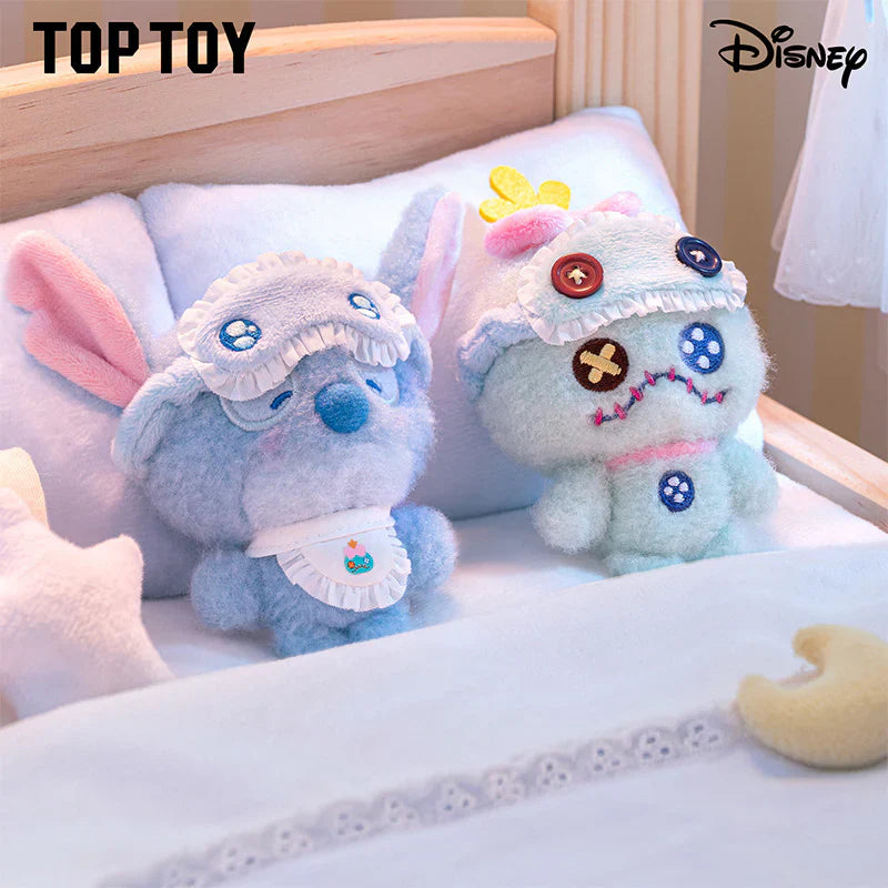Disney Squinting Sleepwear Series Plush Pendant Blind Boxes (1 Random Box)