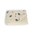 Organic Cotton Muslin Baby Blanket, 4 Layers, Crib Size (47 X 47) - Fern